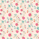 Calico Cowgirls - Floral Vines - Blush