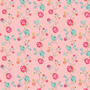 Calico Cowgirls - Floral Vines - Pink