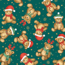 Jingle Bear Lane - Teddy Bear Christmas - Green