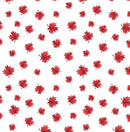 Oh Canada Collection - Maple Leaves - White