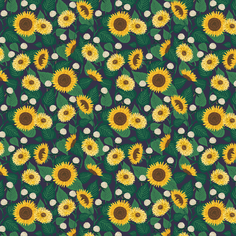 Curio - Sunflower Fields - Navy