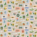 Curio - Postage Stamps - Khaki