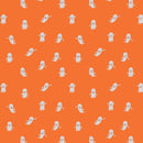 Black and Boo -Ghosts - Orange - Glow in the Dark