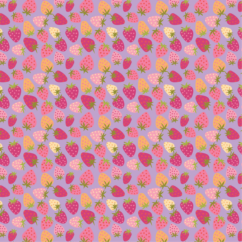Calico Cowgirls - Strawberry Pie - Purple