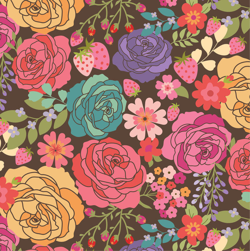 Calico Cowgirls - Texas Rose - Brown