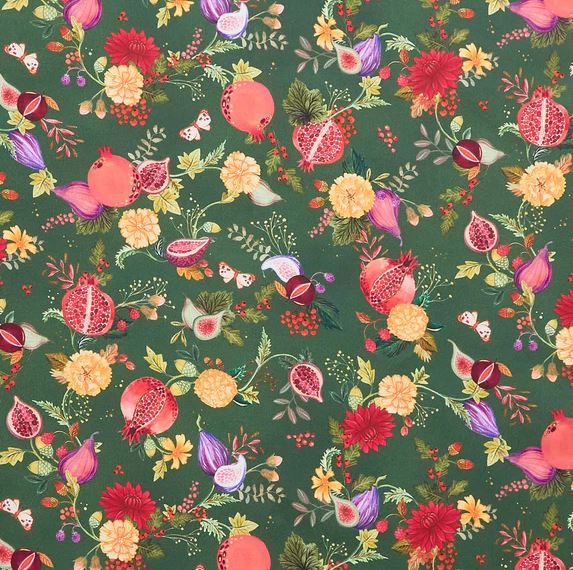Thankful - Pomegranates - Green