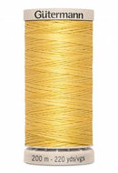 Gutermann Hand Quilting Thread 758 Dark Yellow
