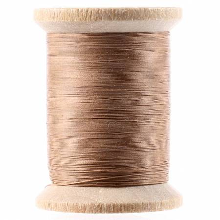 Cotton Hand Quilting Thread 3-Ply 500yd Light Brown