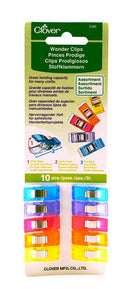 Wonder Clips - Assorted Colours 10ct