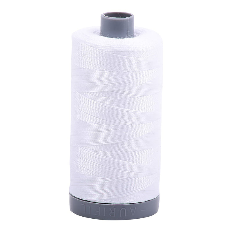 Heavyweight Aurifil Thread 28wt 750 m - 2024 - White
