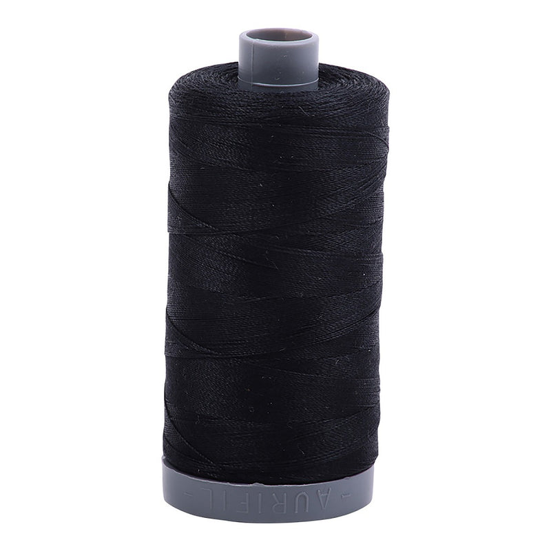 Heavyweight Aurifil Thread 28wt 750 m - 2692 - Black