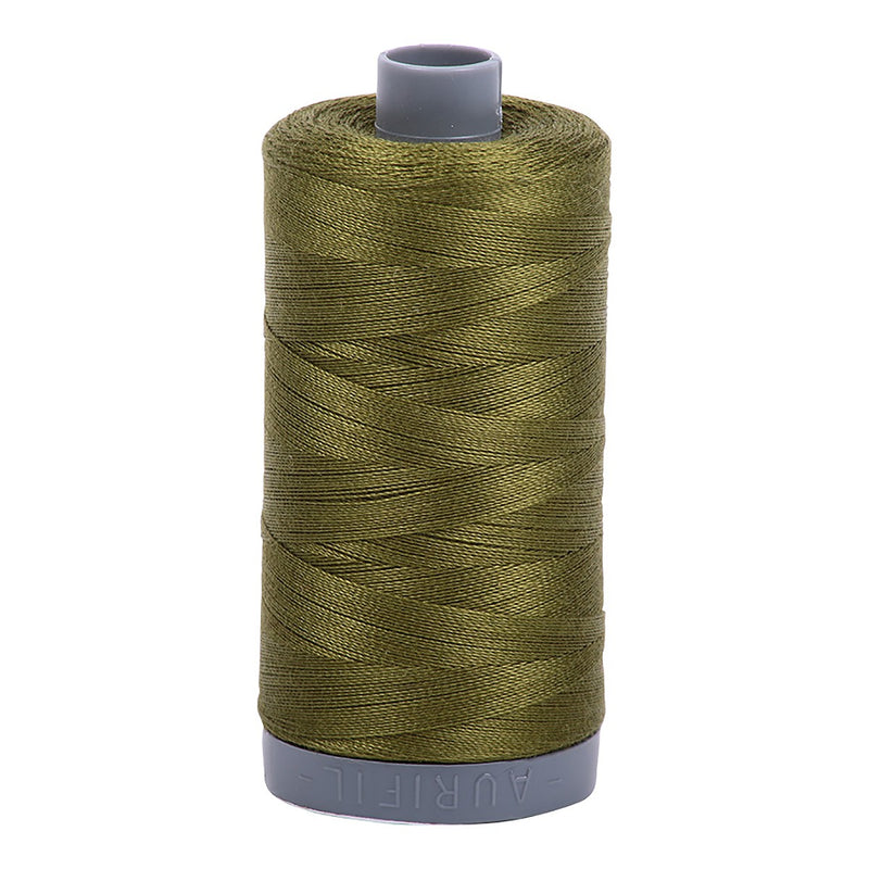 Heavyweight Aurifil Thread 28wt 750 m - 2887 - Very Dark Olive