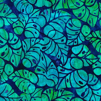 Artisan Batiks - Totally Tropical - Riviera Leaf