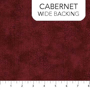 Crackle Wideback - 108" Wide Backing -  Cabernet