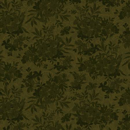 Masterpiece- Floral Texture - Green