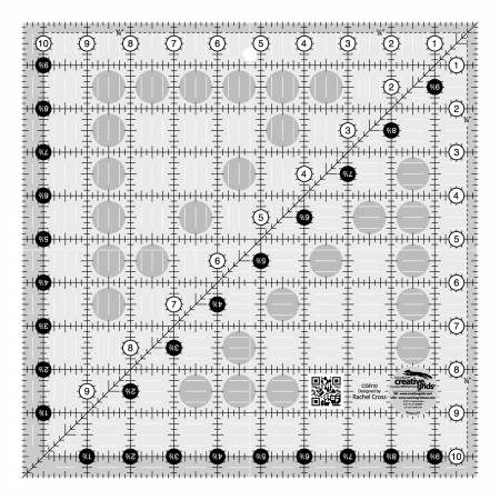 Creative Grids - 10 1/2&quot; x 10 1/2&quot; Ruler