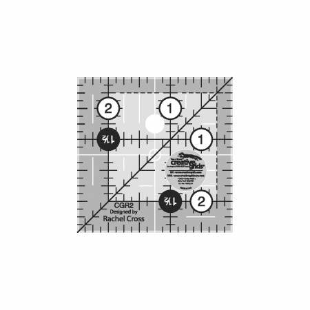Creative Grids - 2 1/2" x 2 1/2" Ruler