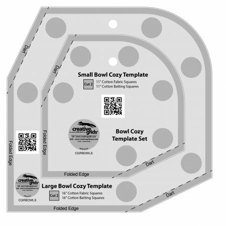 Creative Grids - Bowl Cozy Template Set