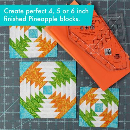 Creative Grids - Pineapple Trim Tool - Mini Quilt Ruler