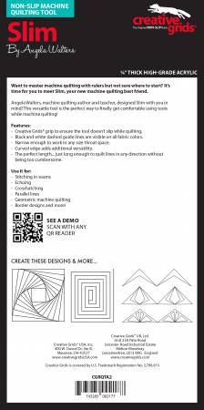Creative Grids Machine Quilting Tool - Slim by Angela Walters