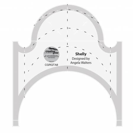 Creative Grids Machine Quilting Tool - Shelly by Angela Walters
