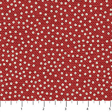 Warm and Cozy Flannel - Red Dotted FLANNEL