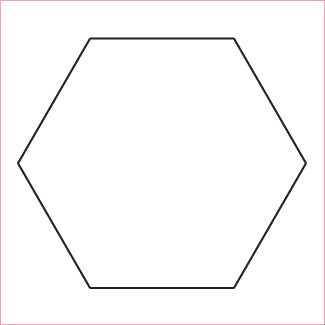 English Paper Pieces - 1 1/2&quot; Hexagons (50)