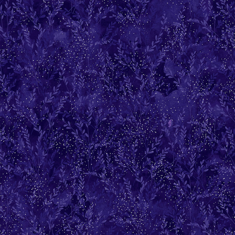 Fly Freely -  Midnight Branches - Deep Amethyst