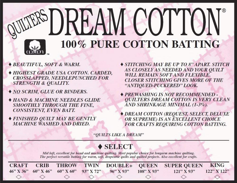 Quilter's Dream - Select Batting - King Size  - 120" x 125"
